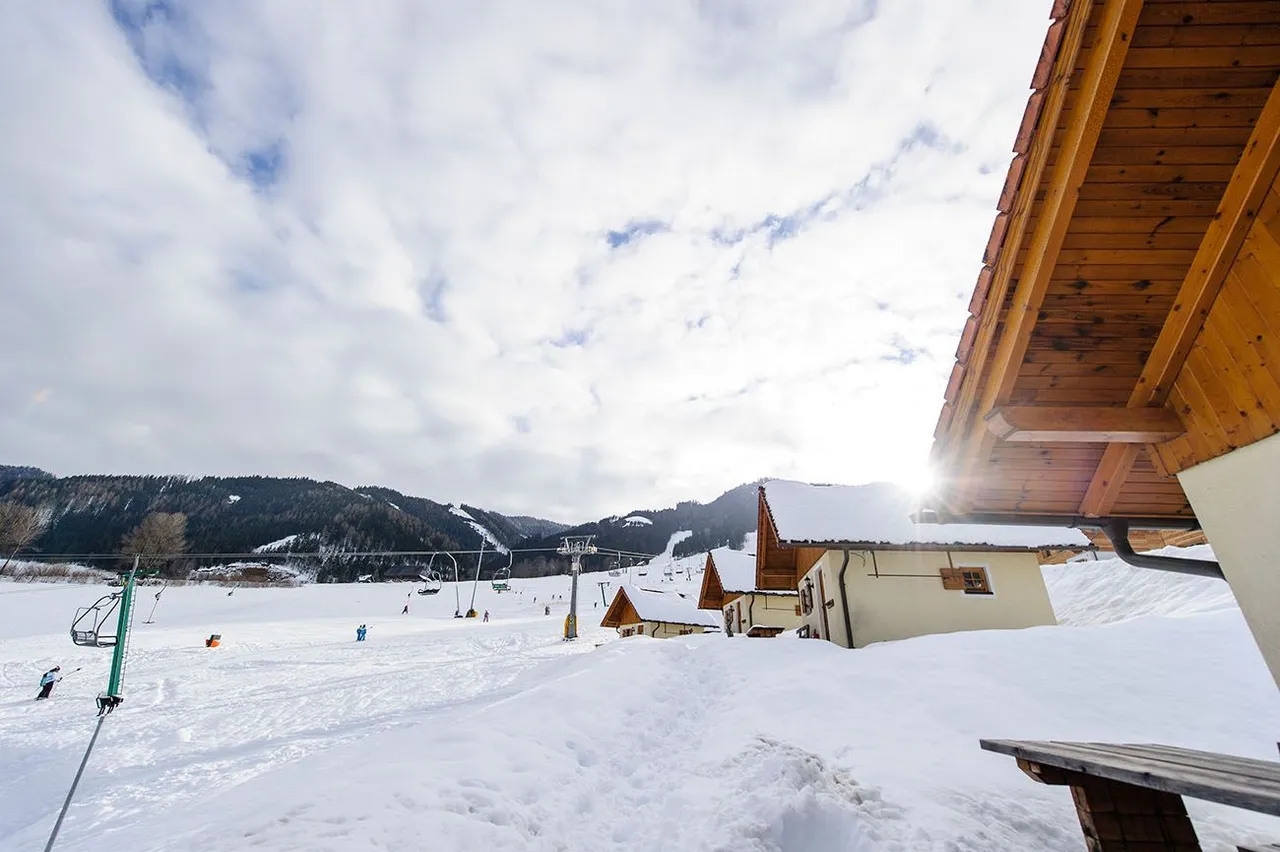 Ferienhäuser direkt an der Skipiste