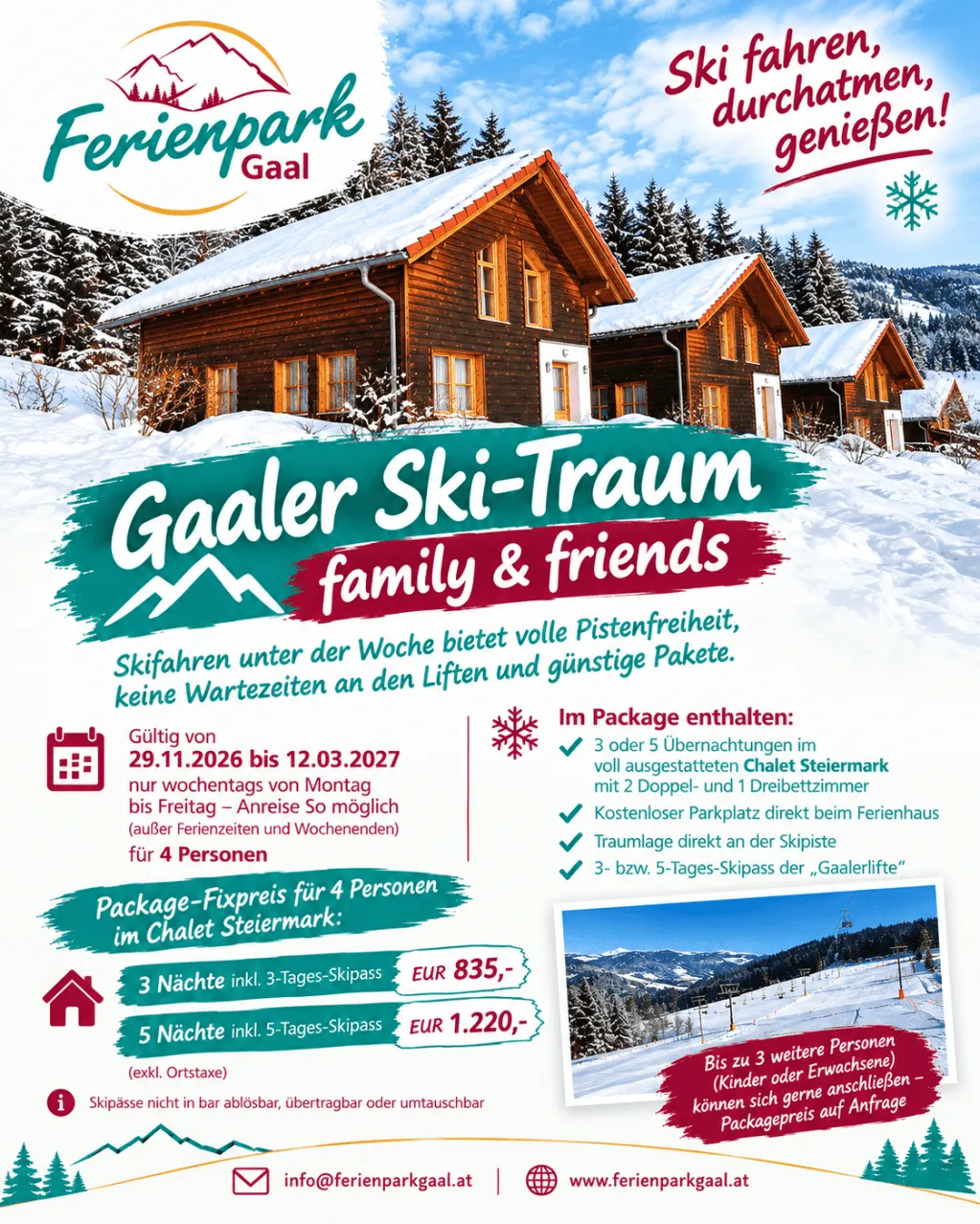 Gaaler Ski-Traum Chalet Steiermark